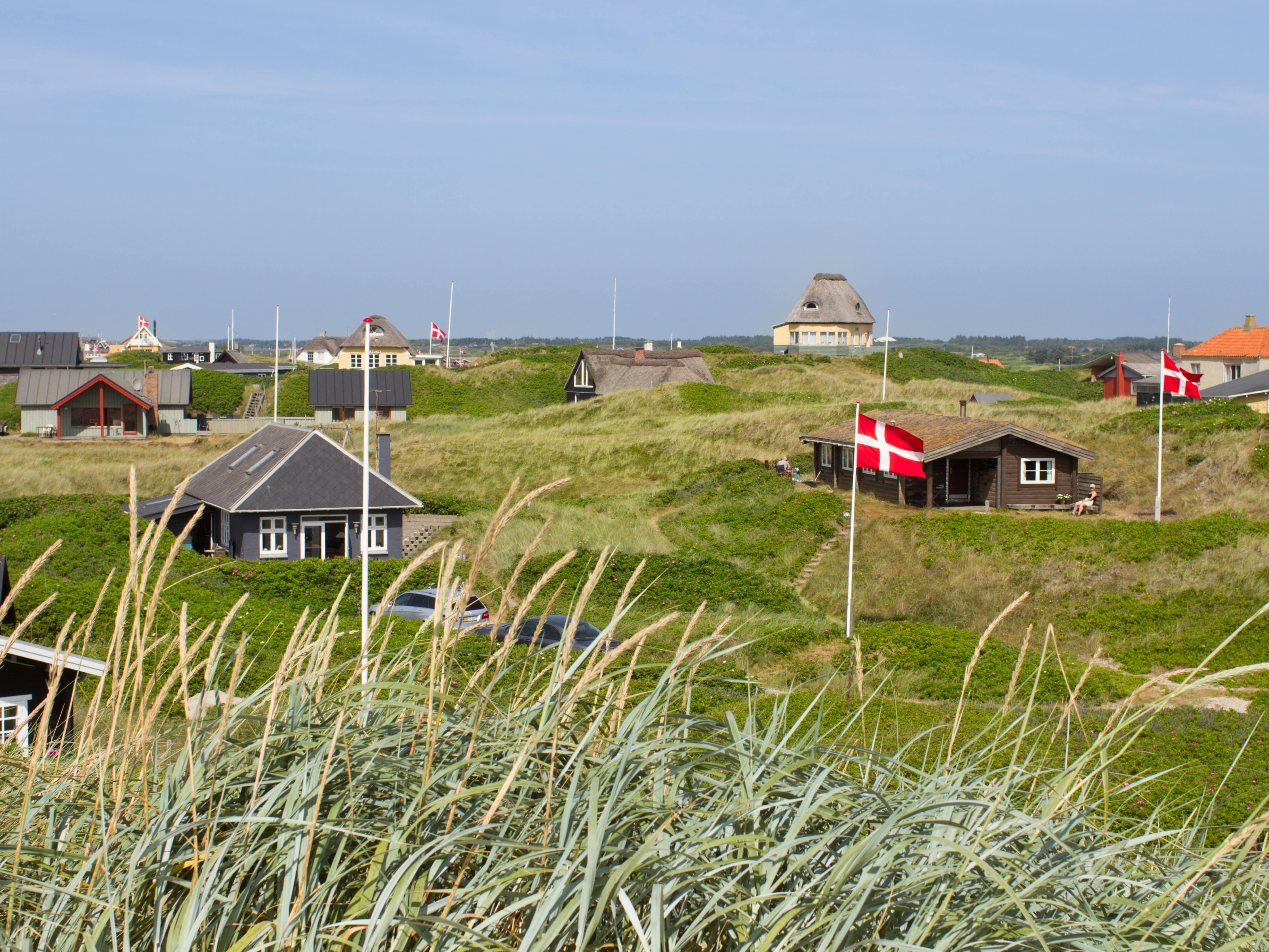 Familieferie i en strandhytte ved Vesterhavet