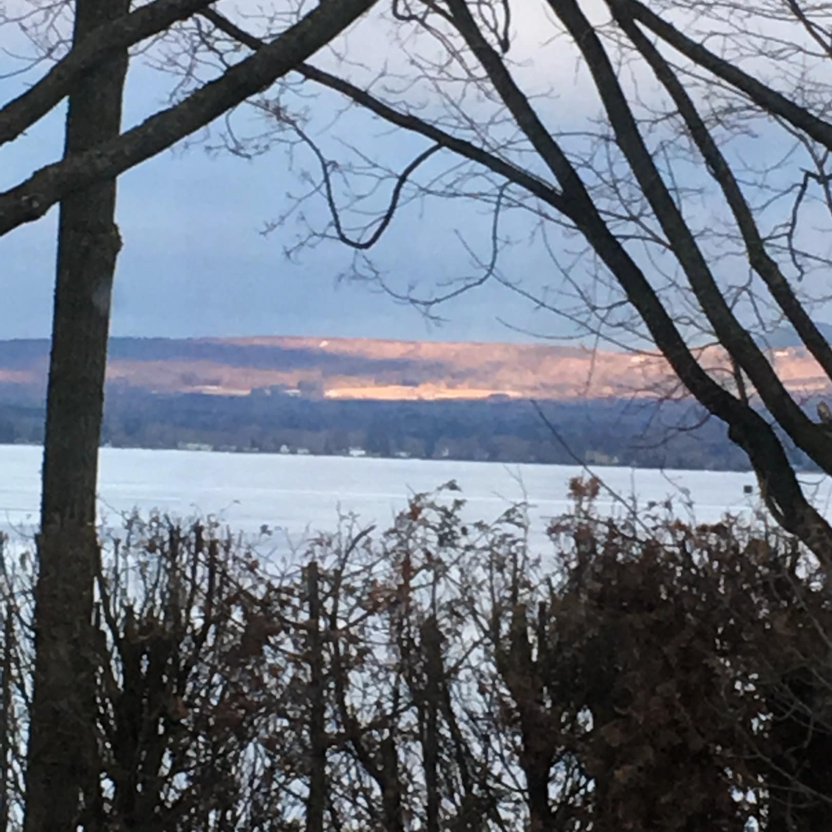 View from luxurious chalet near Bromont Ski Resort