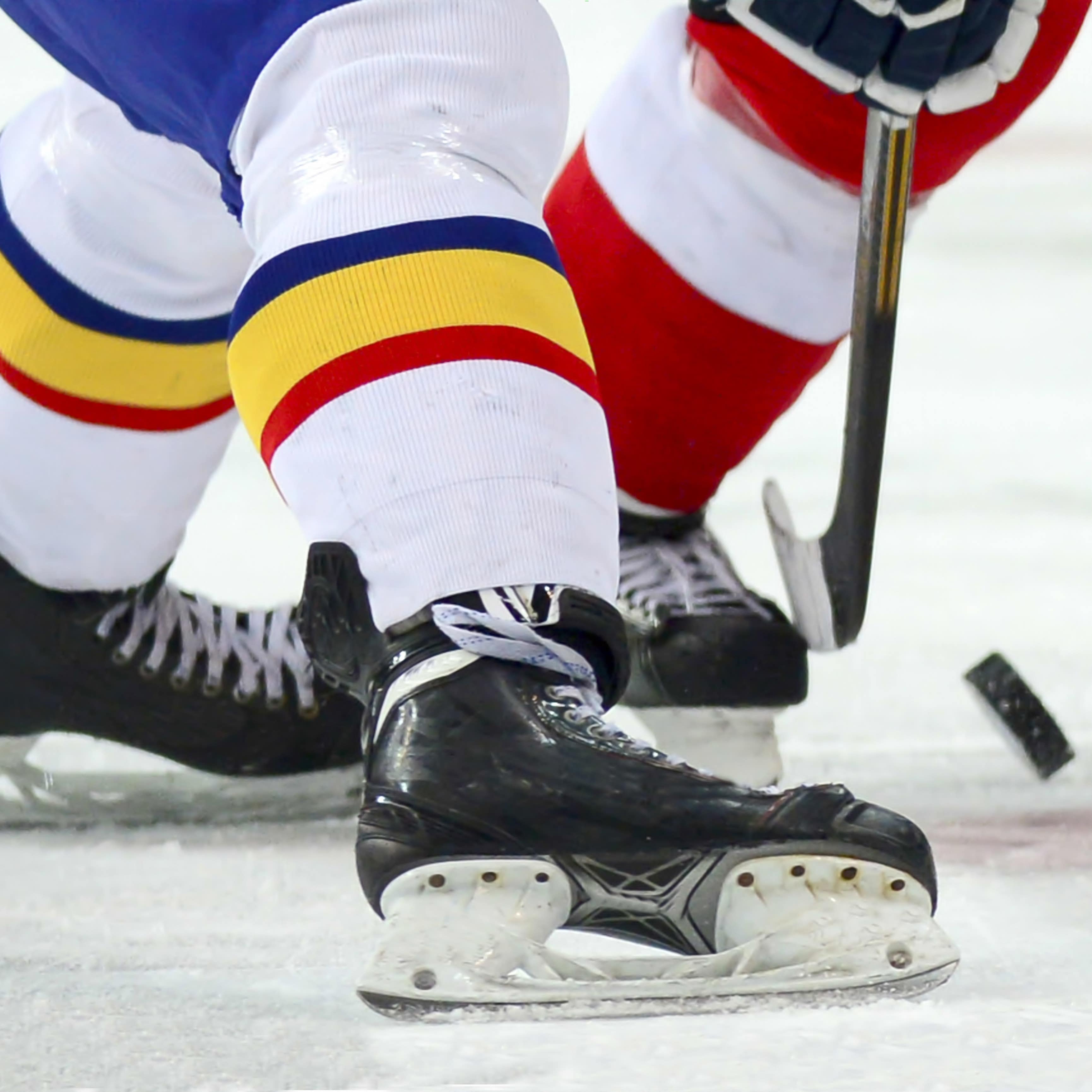 Hockey players on ice