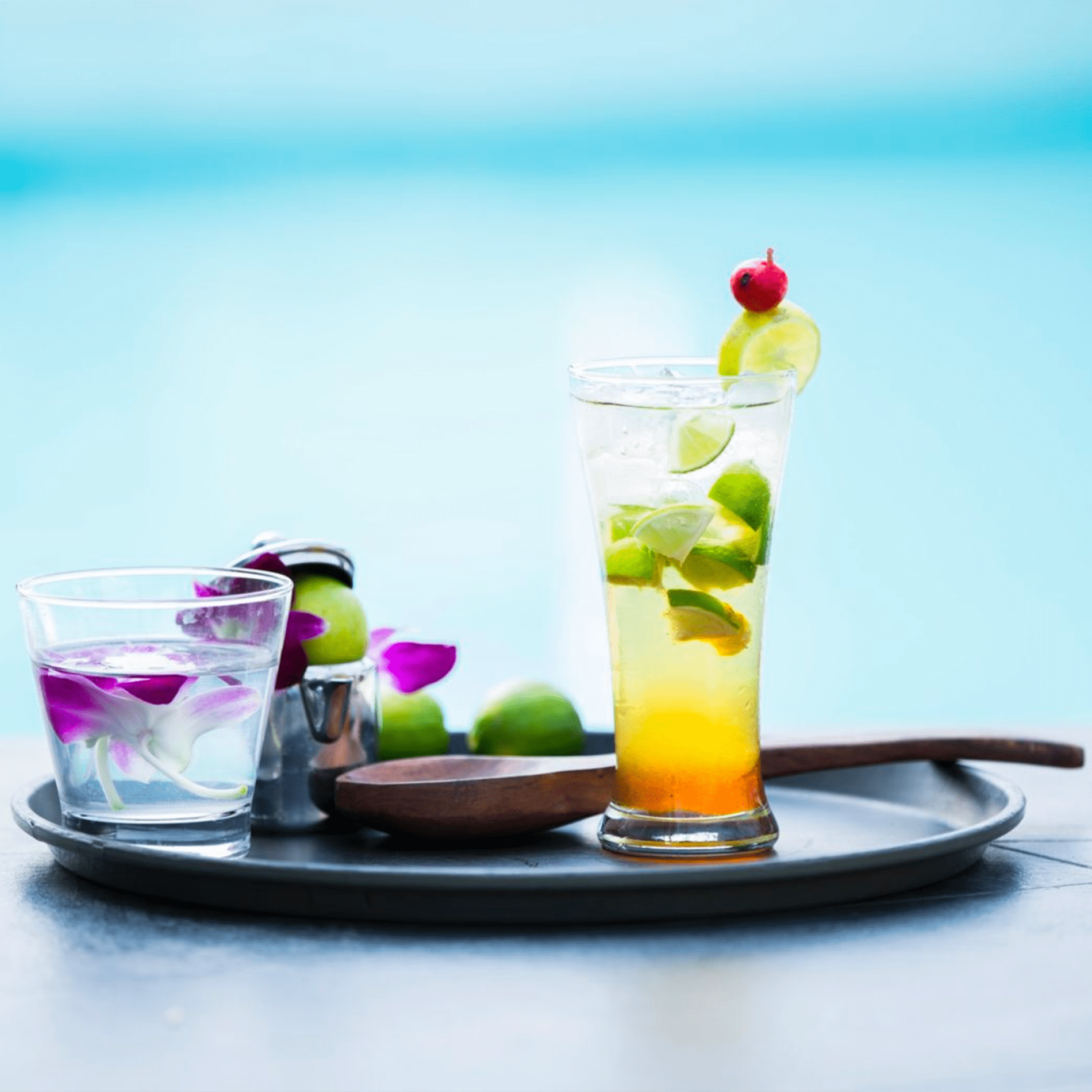 Sunset Punch Summer Cocktail