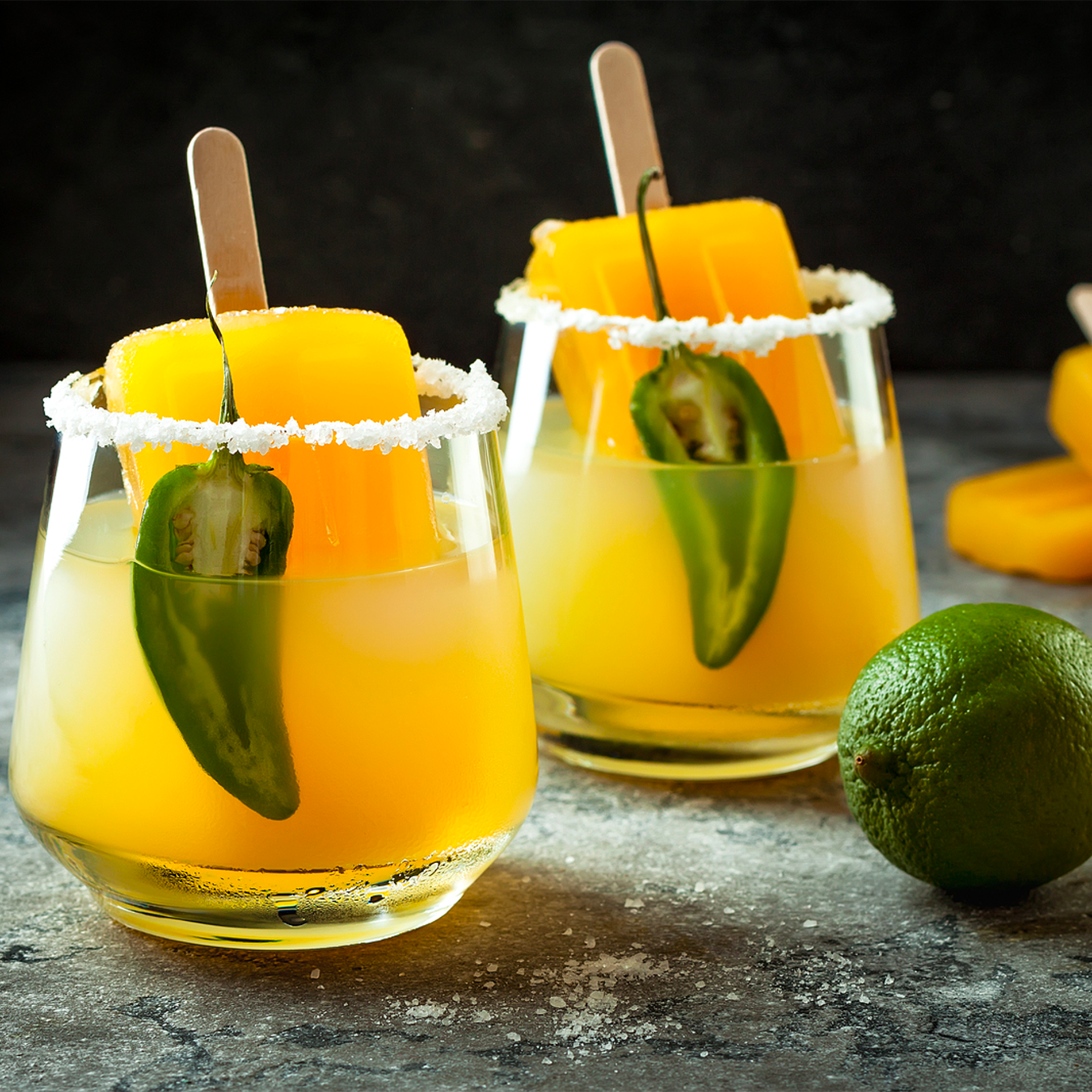 Mango Jalapeno Margaritas