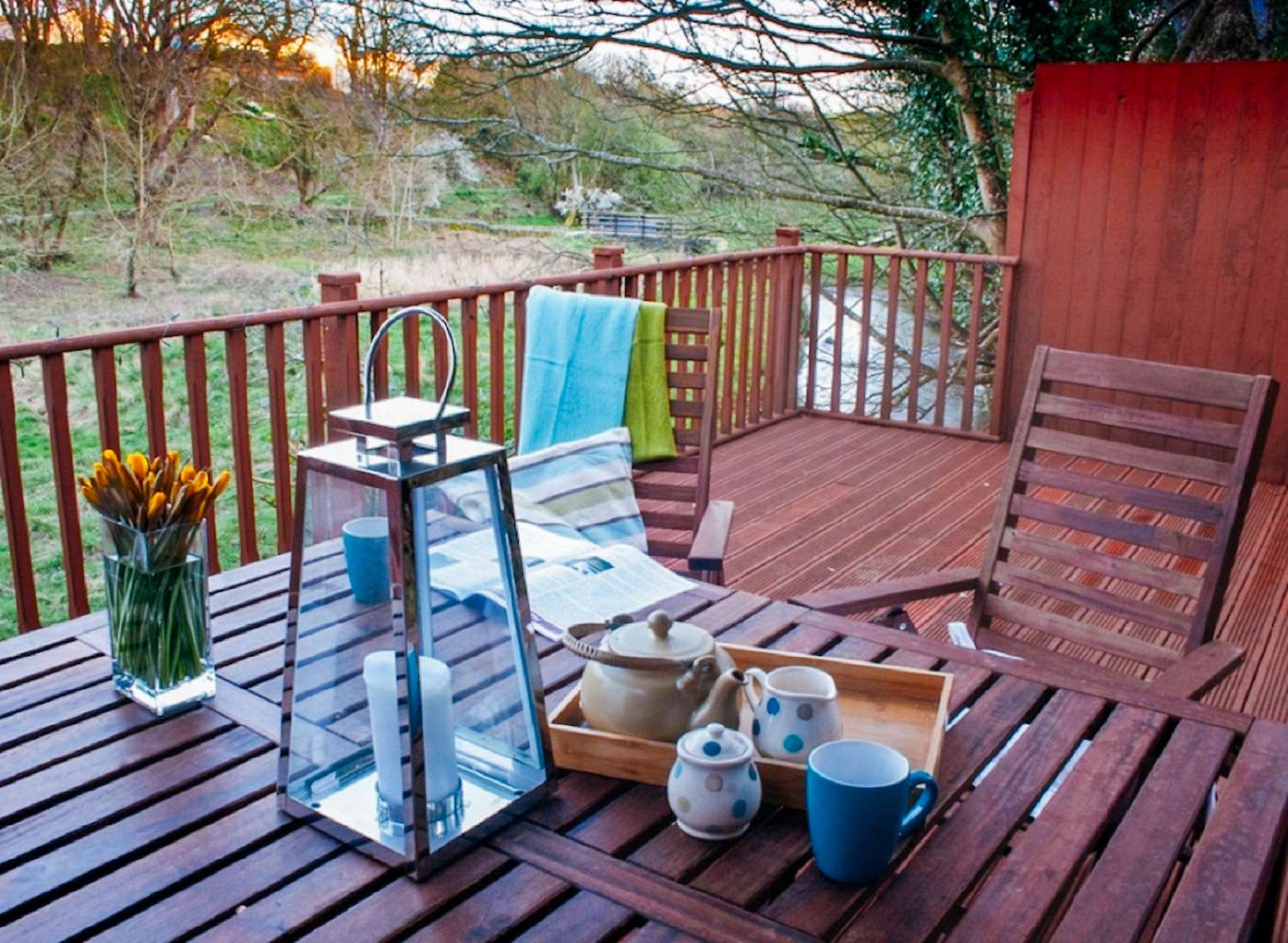 Holiday cottage with hot tubs in Wales
