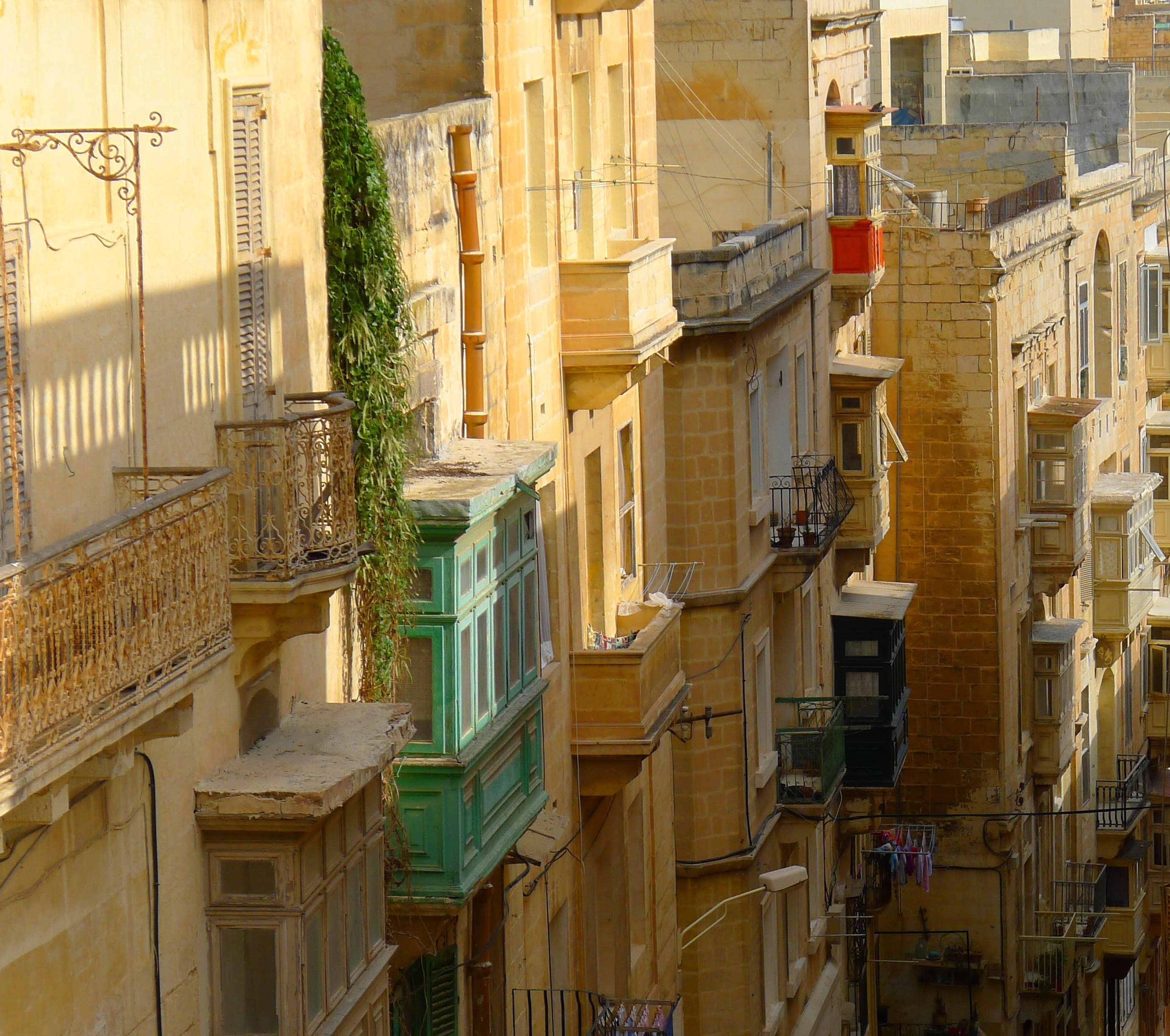 You can enjoy the beautiful buildings in Valletta if you book a holiday villa in Malta