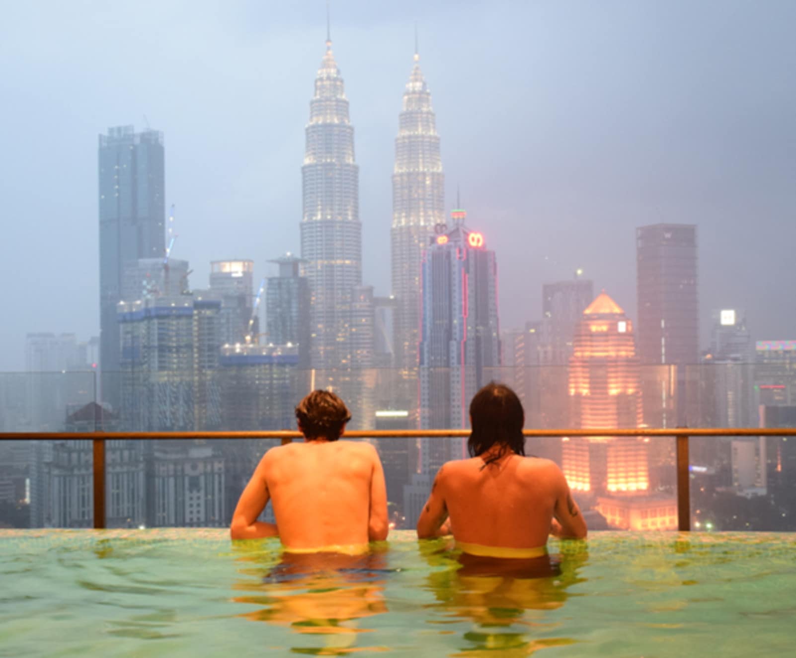 A serviced apartment with a pool and a view in Kuala Lumpur 