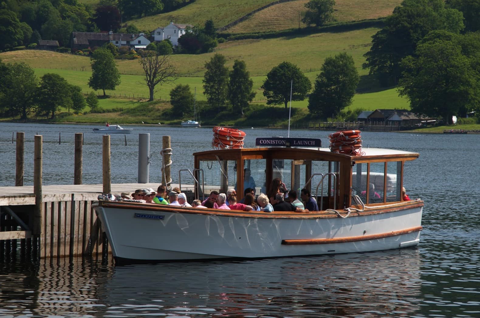 A boat on Coniston Water