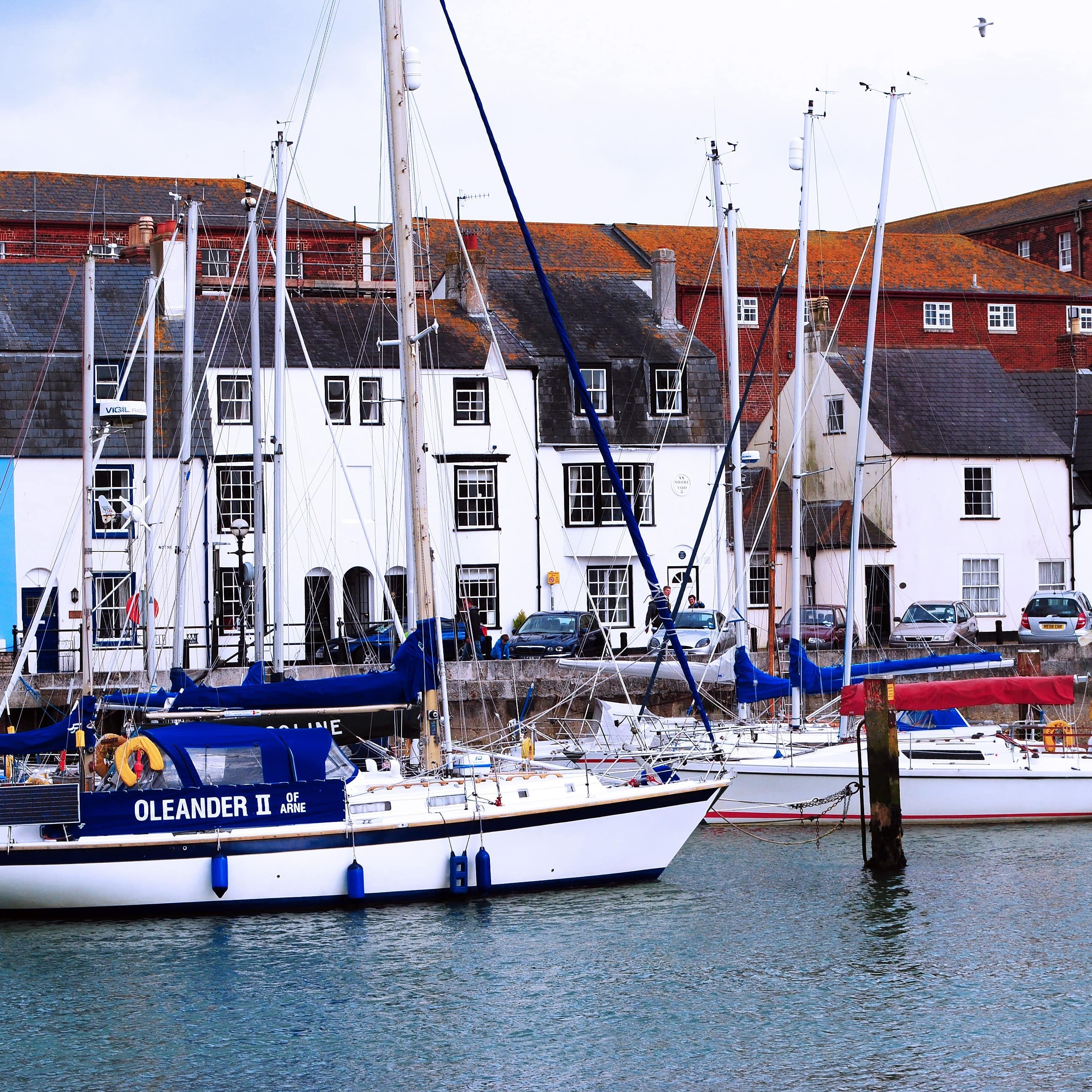 Boats in Weymouth harbour
