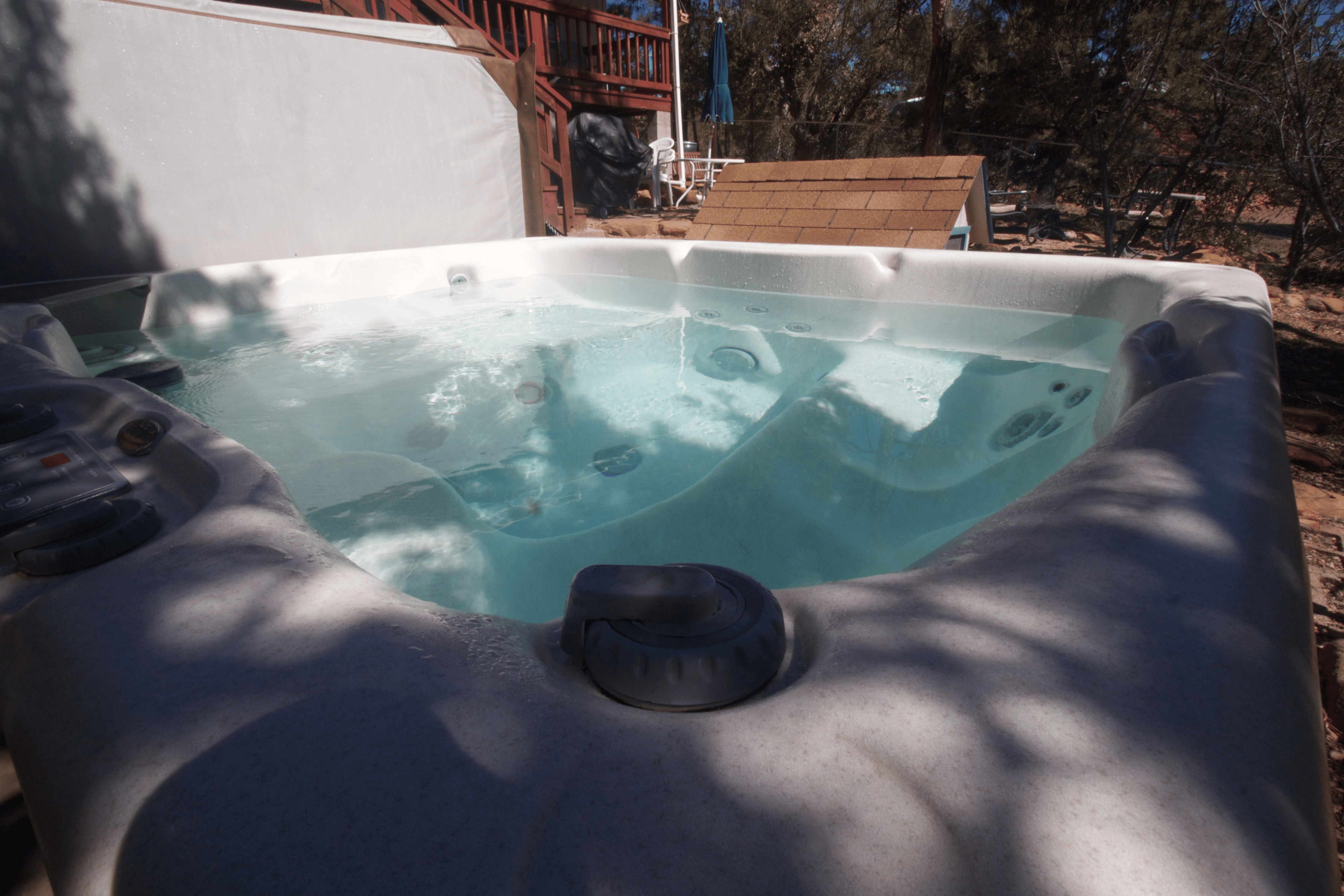 You’re very likely to find places near you to stay with hot tubs