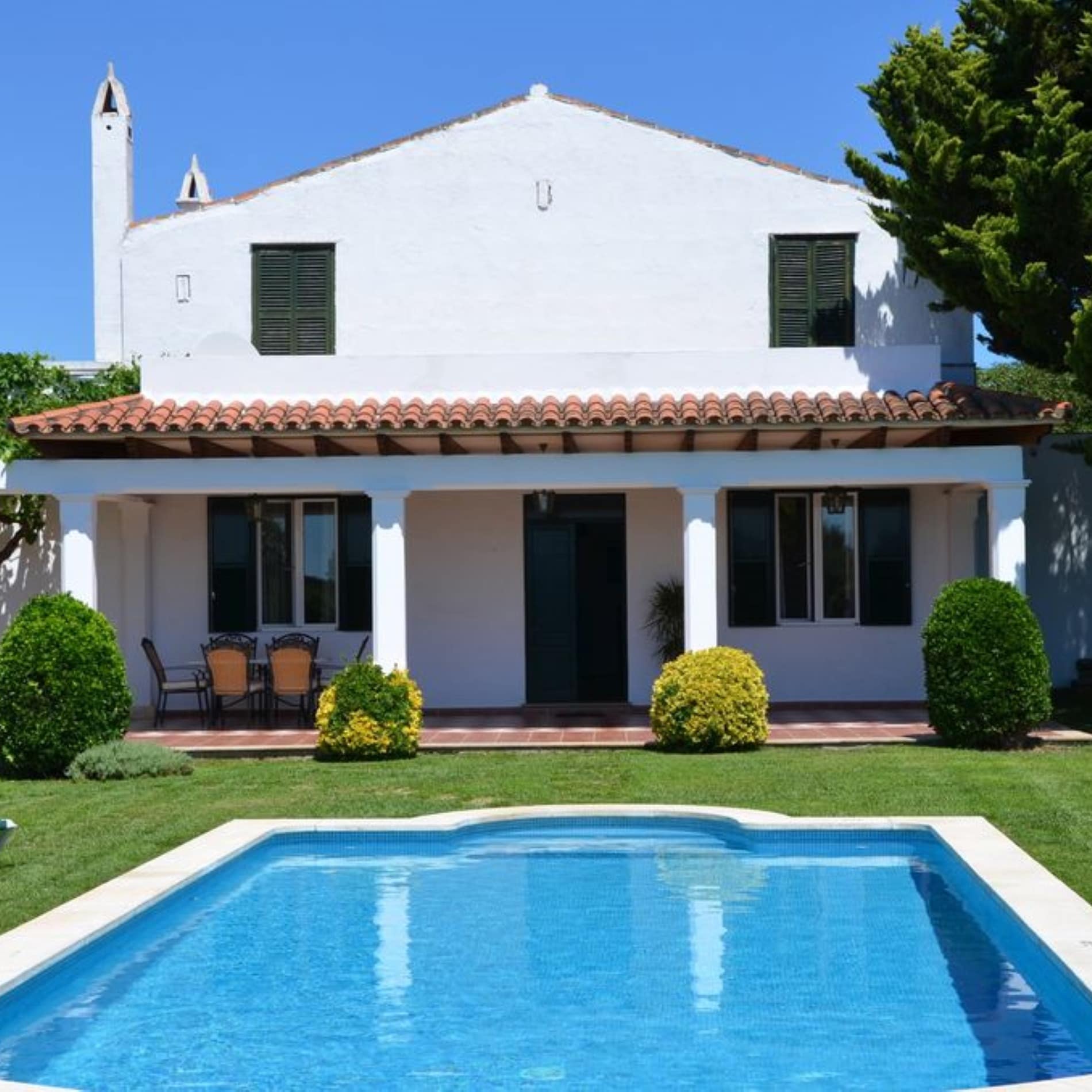 Gran casa de campo con piscina en alquiler en Menorca