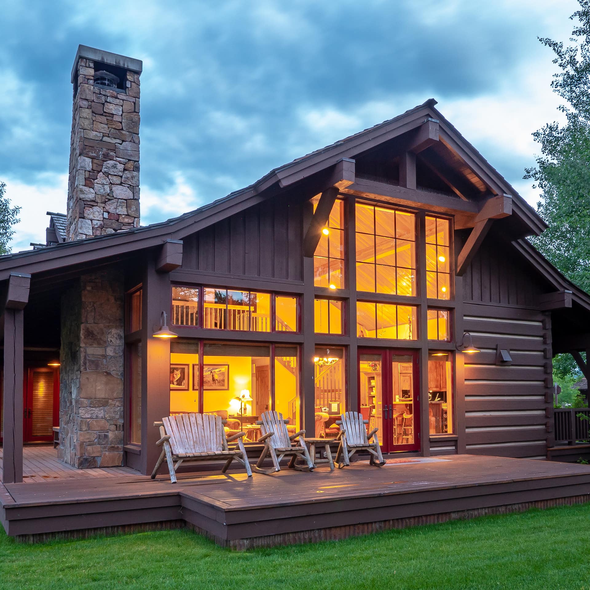 A charming rental cabin in Jackson Hole, Wyoming