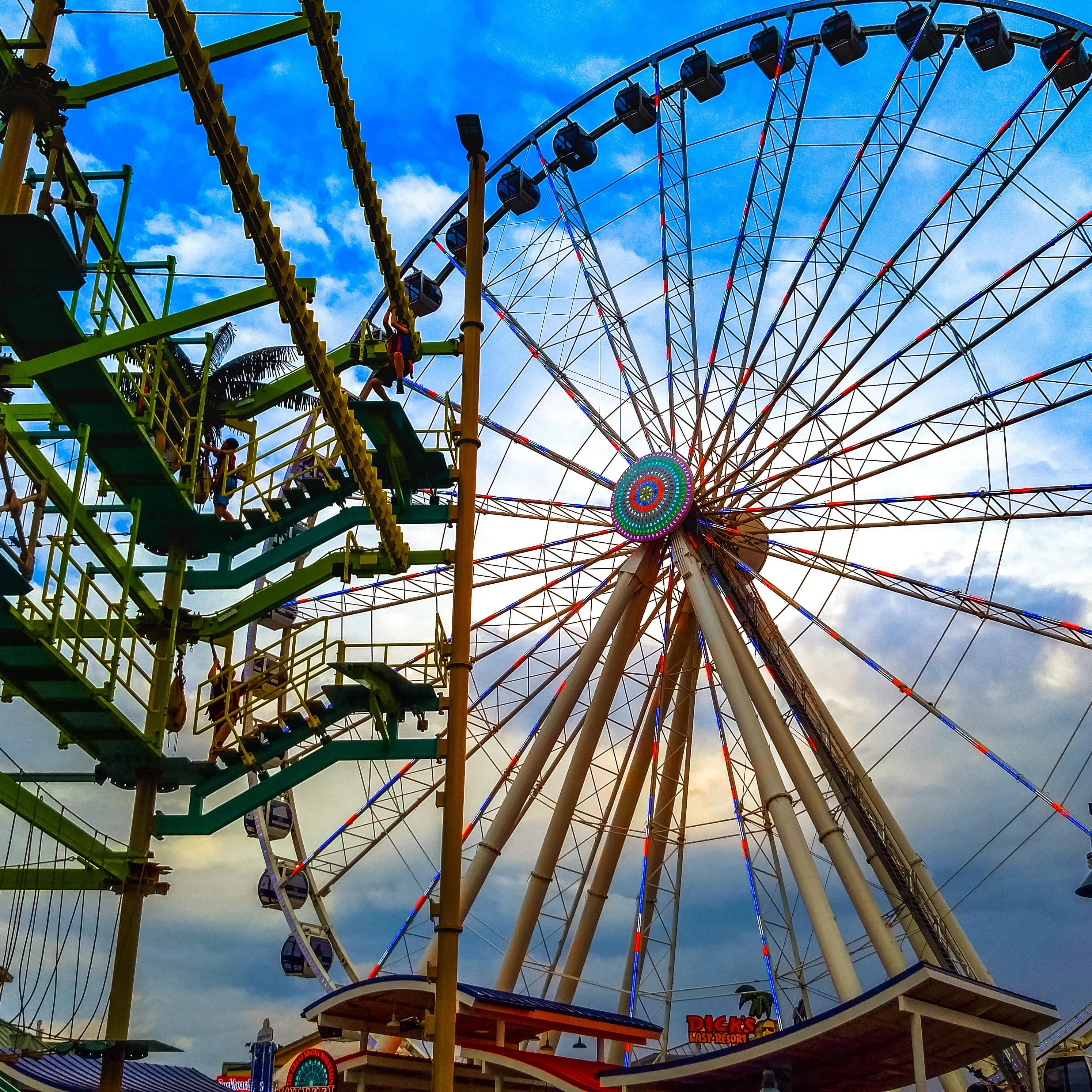 The Ferris wheel at Pigeon Forge