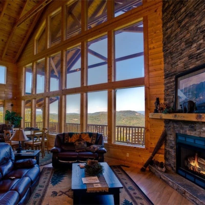 A living room with mountain views could be yours in Gatlinburg