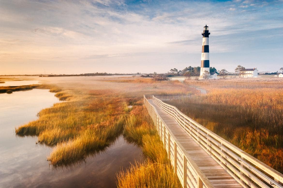 Bodie Island Lighthouse. Hatteras Island, NC