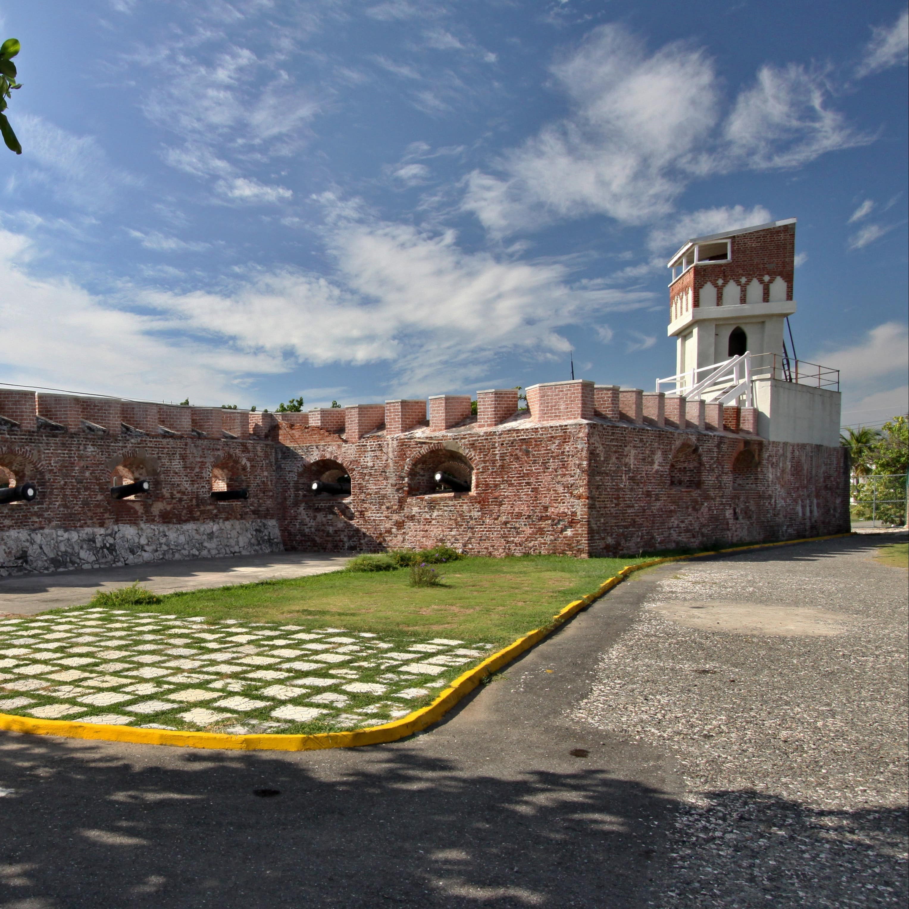 View of Fort Charles Fortress in Port Royal, Jamaica