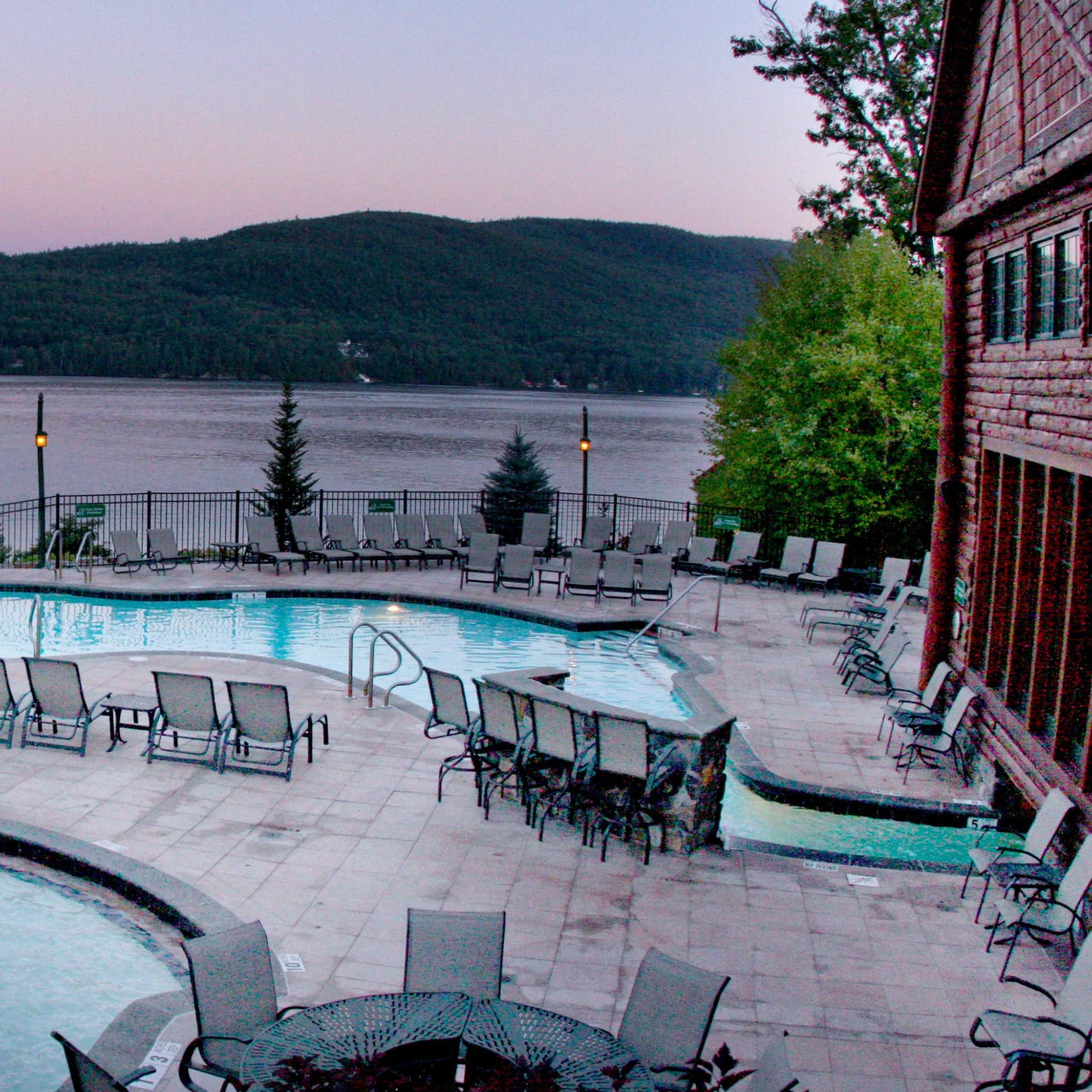A family-friendly Lake George vacation house rental with a private pool