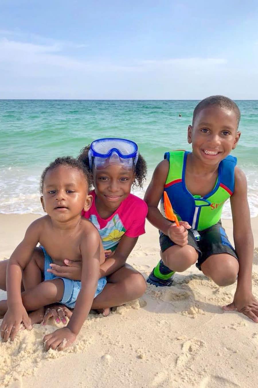 Our kids love spending time at the beach in Florida