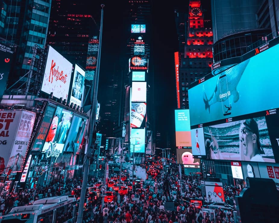 Times Square in New York City