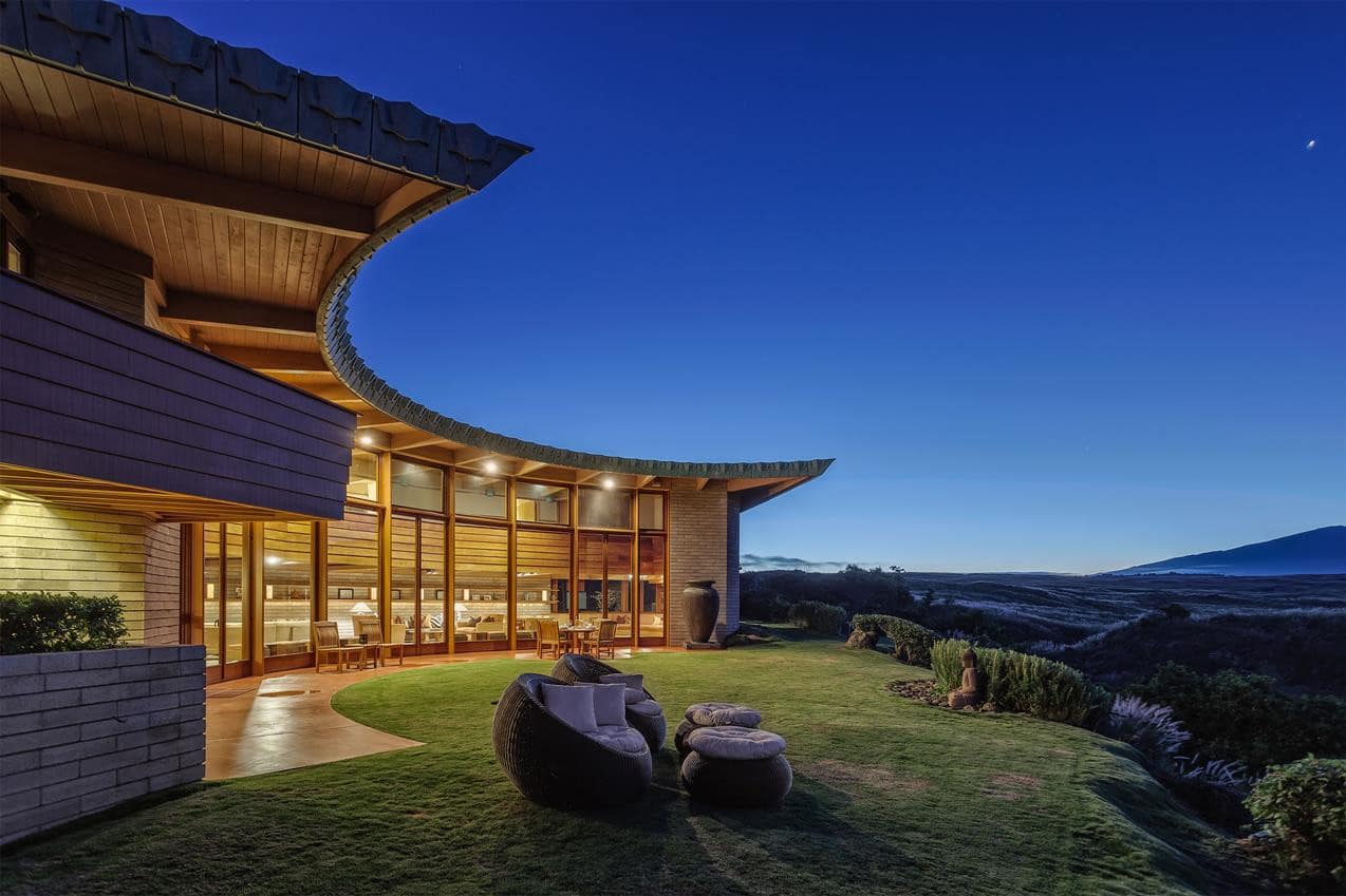 Photo of a Frank Lloyd Wright home in Hawaii.