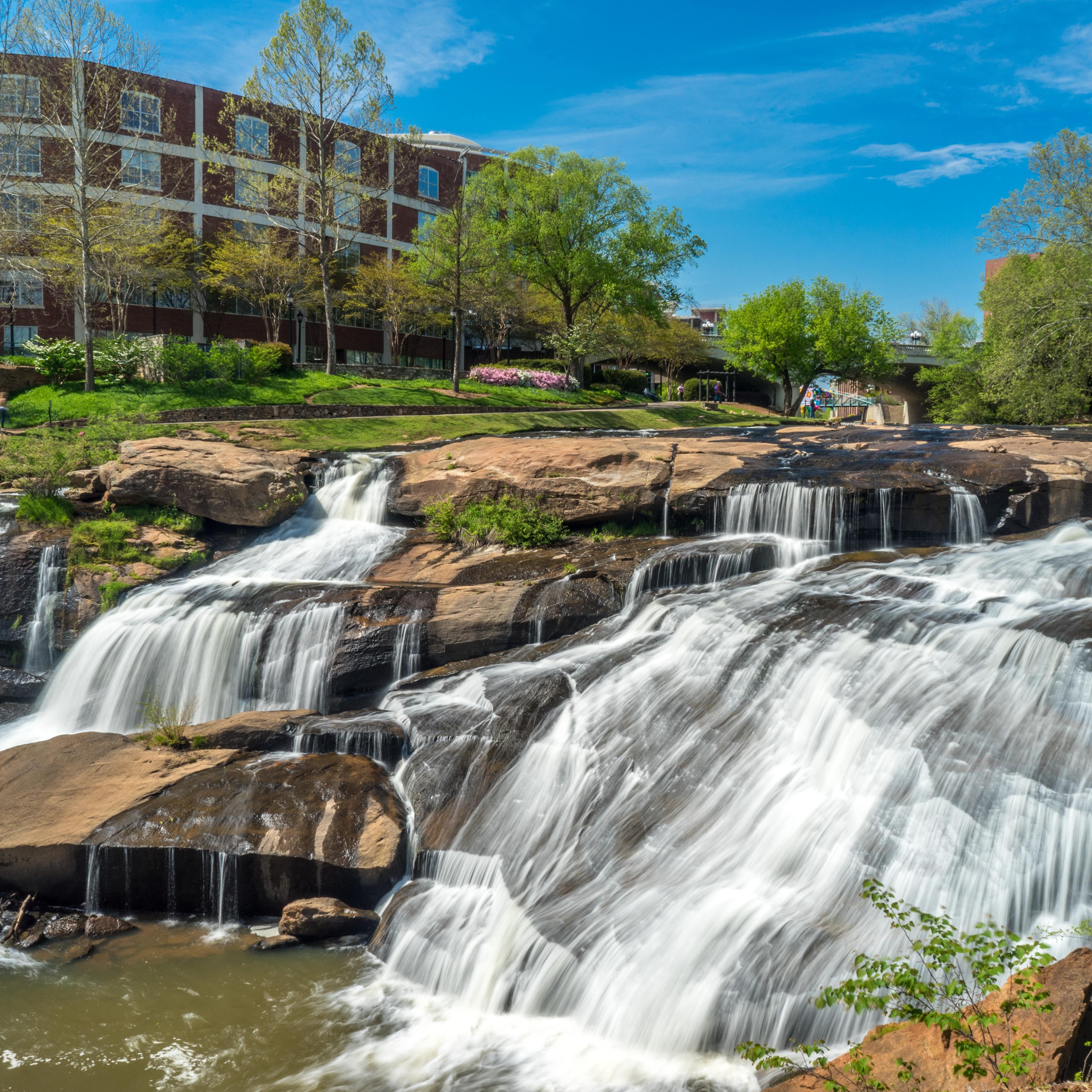 The urban waterfalls of Greenville, SC