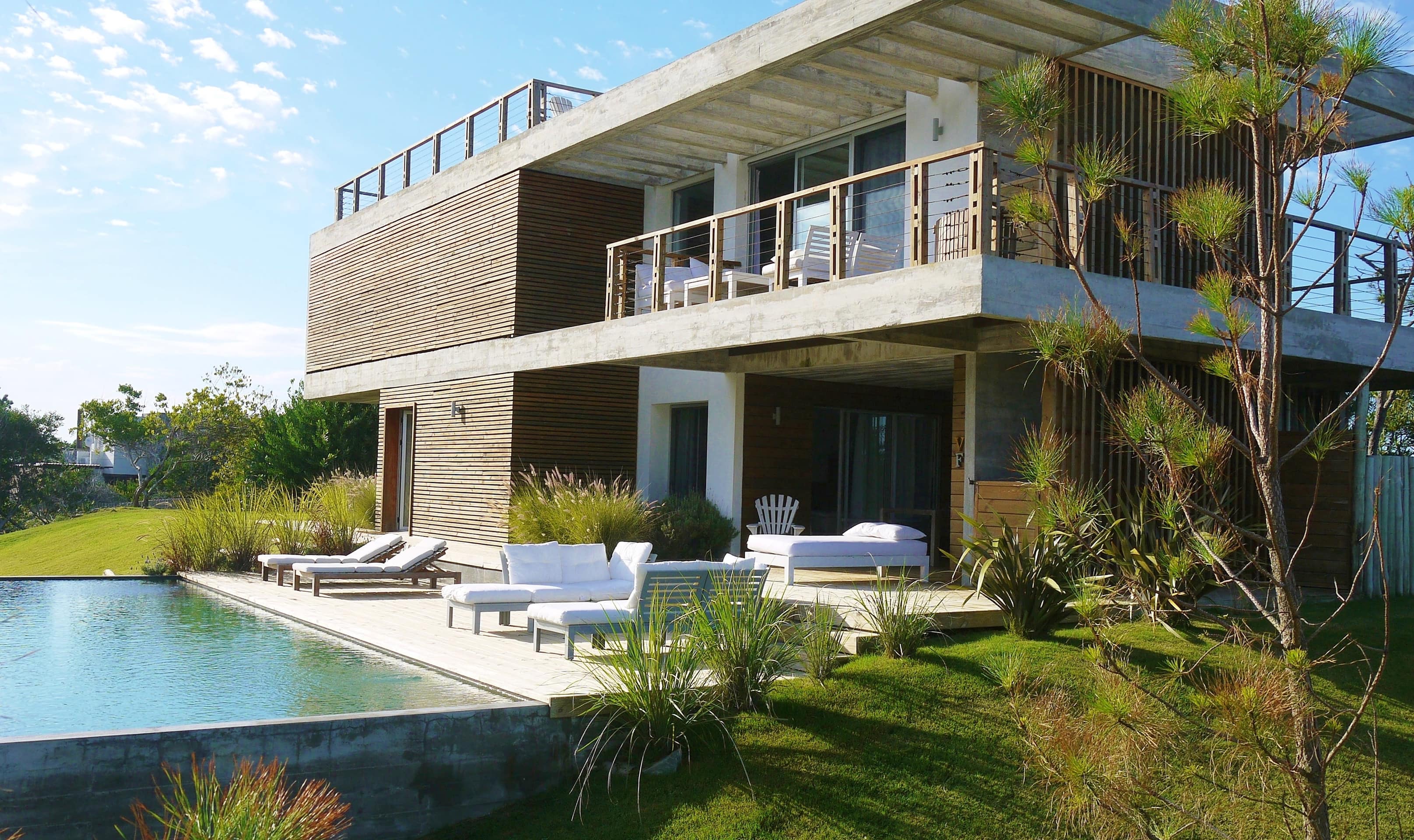 This modern beach house in Uruguay has stunning ocean views and a heated infinity pool
