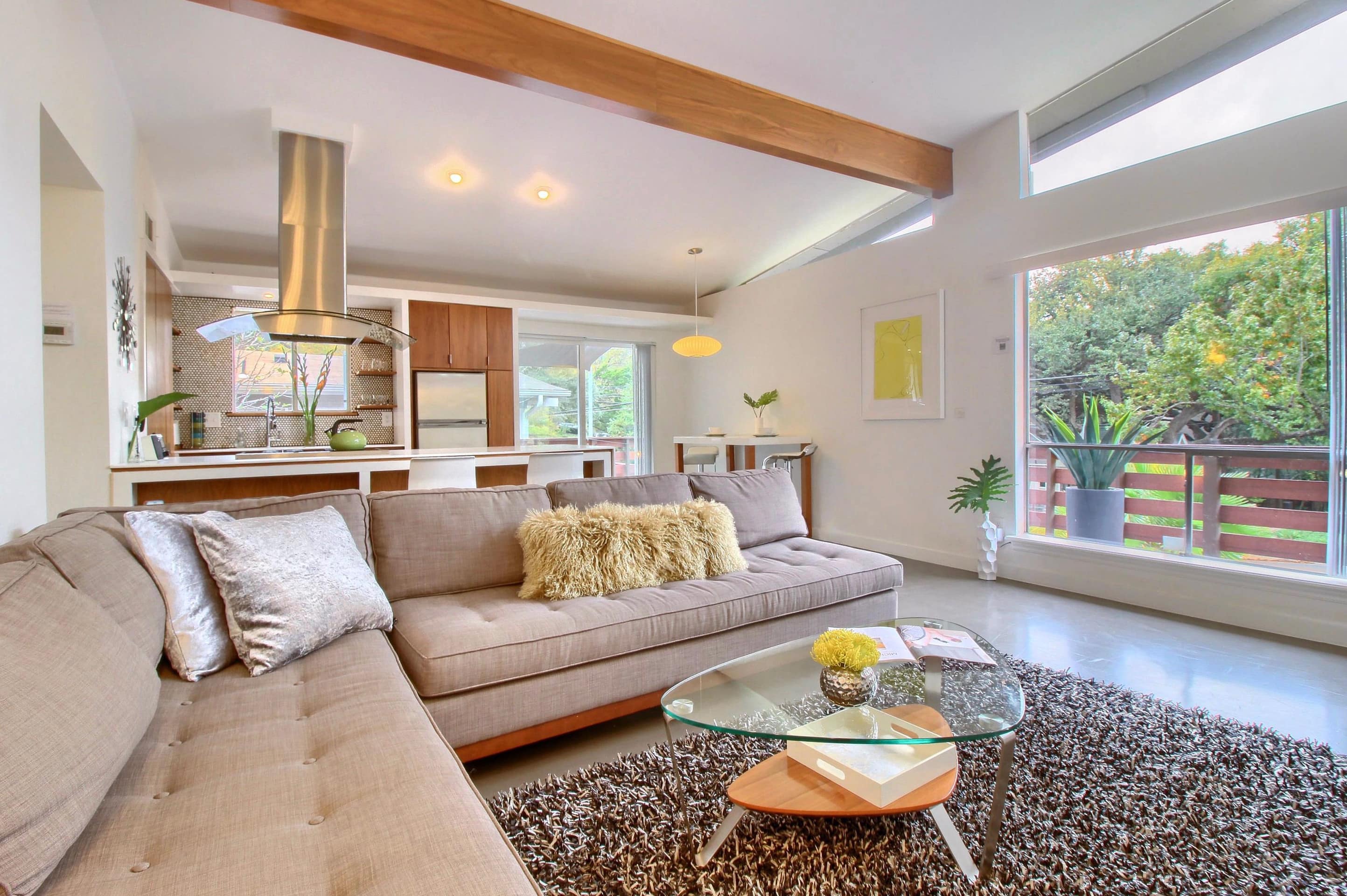 This stylish townhome is located in Travis Heights, one of Austin's most desired and unique neighborhoods