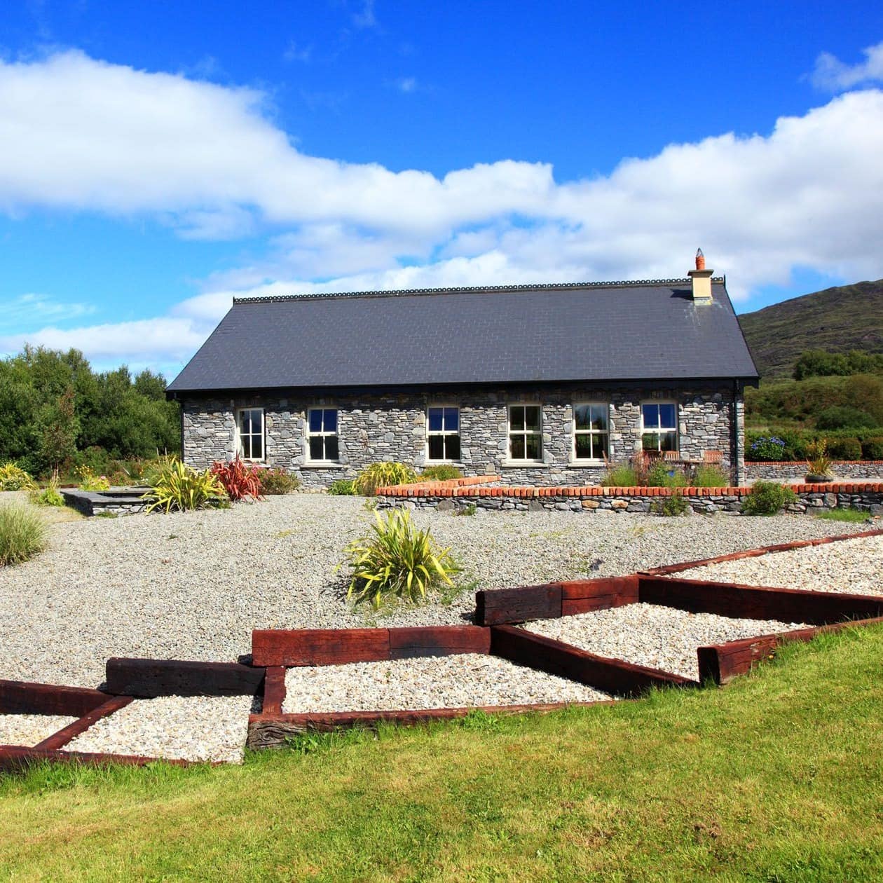 A stone-built cottage in Ireland