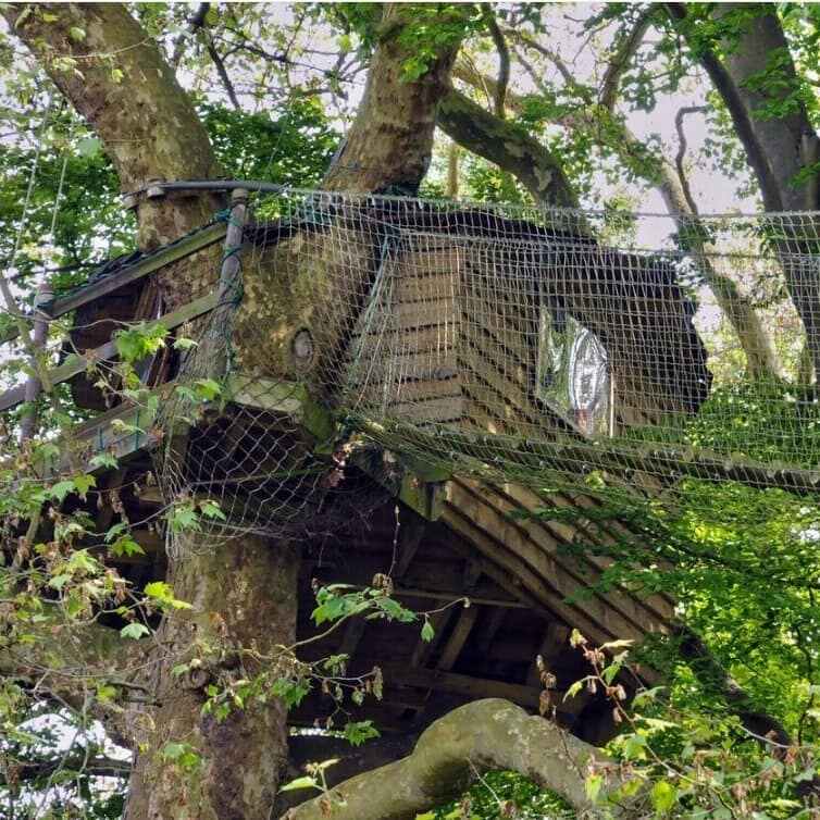 A hidden treehouse in Georgia's woods
