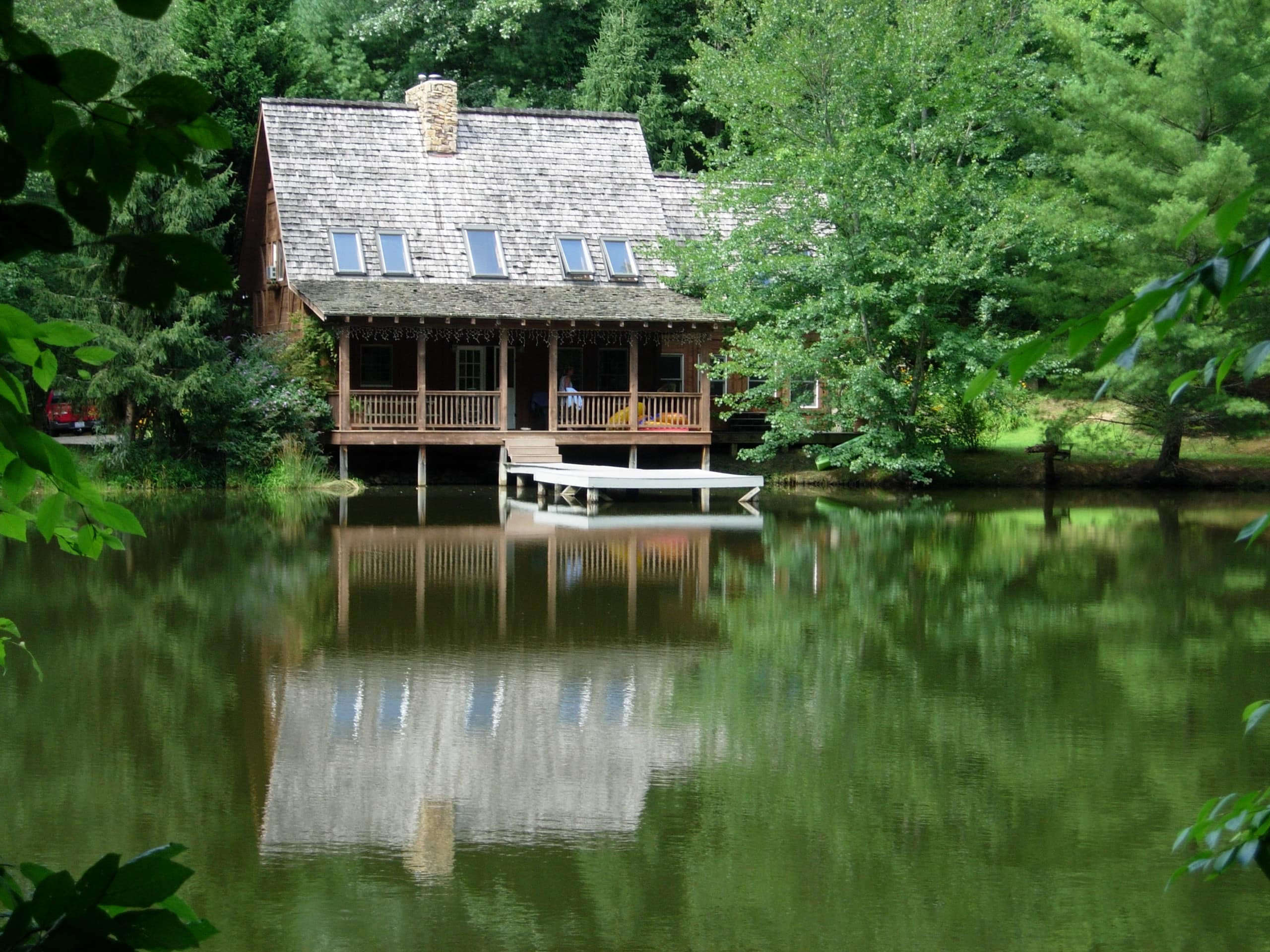 Rustic waterfront cabin with private dock
