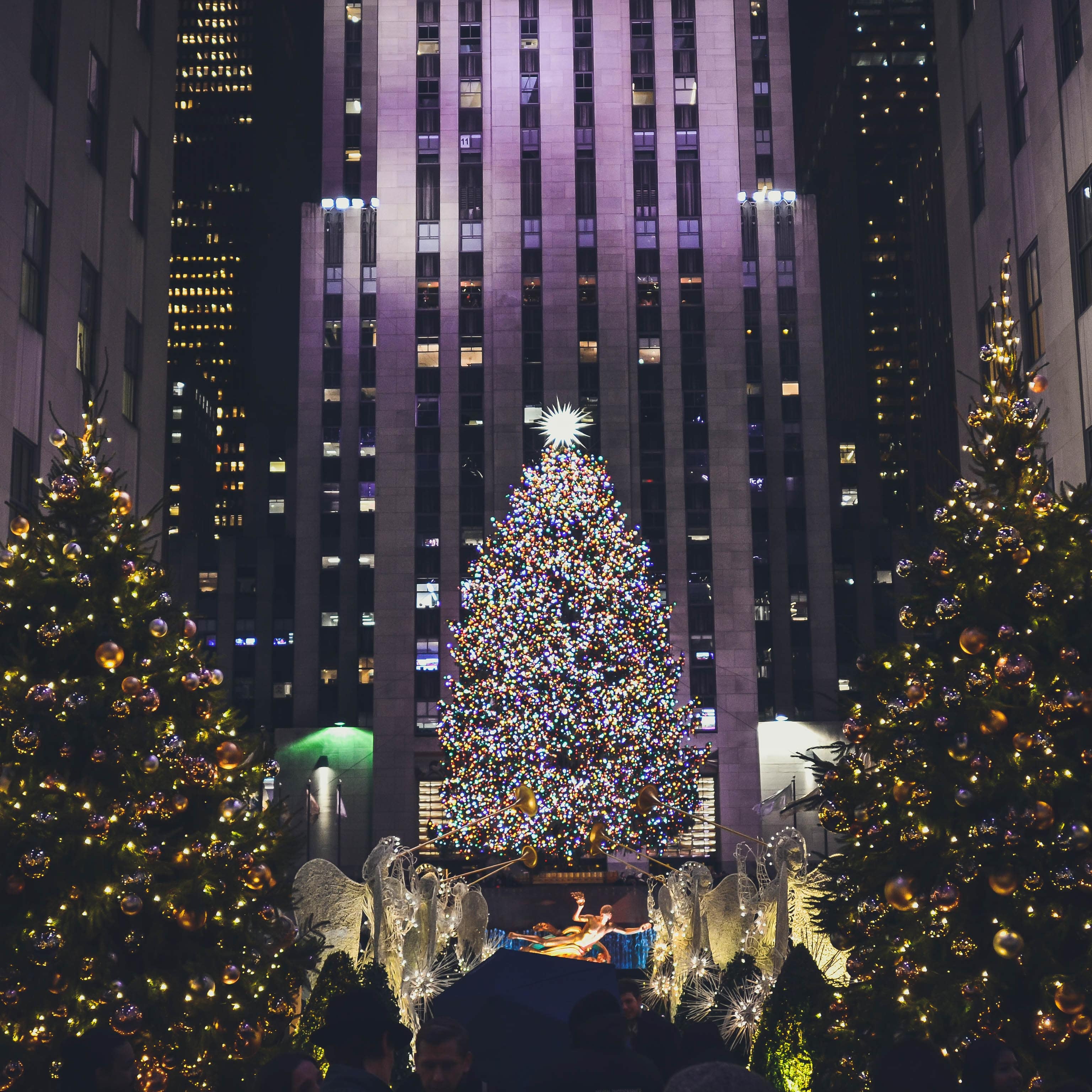 New York City's Rockefeller Center at Christmas