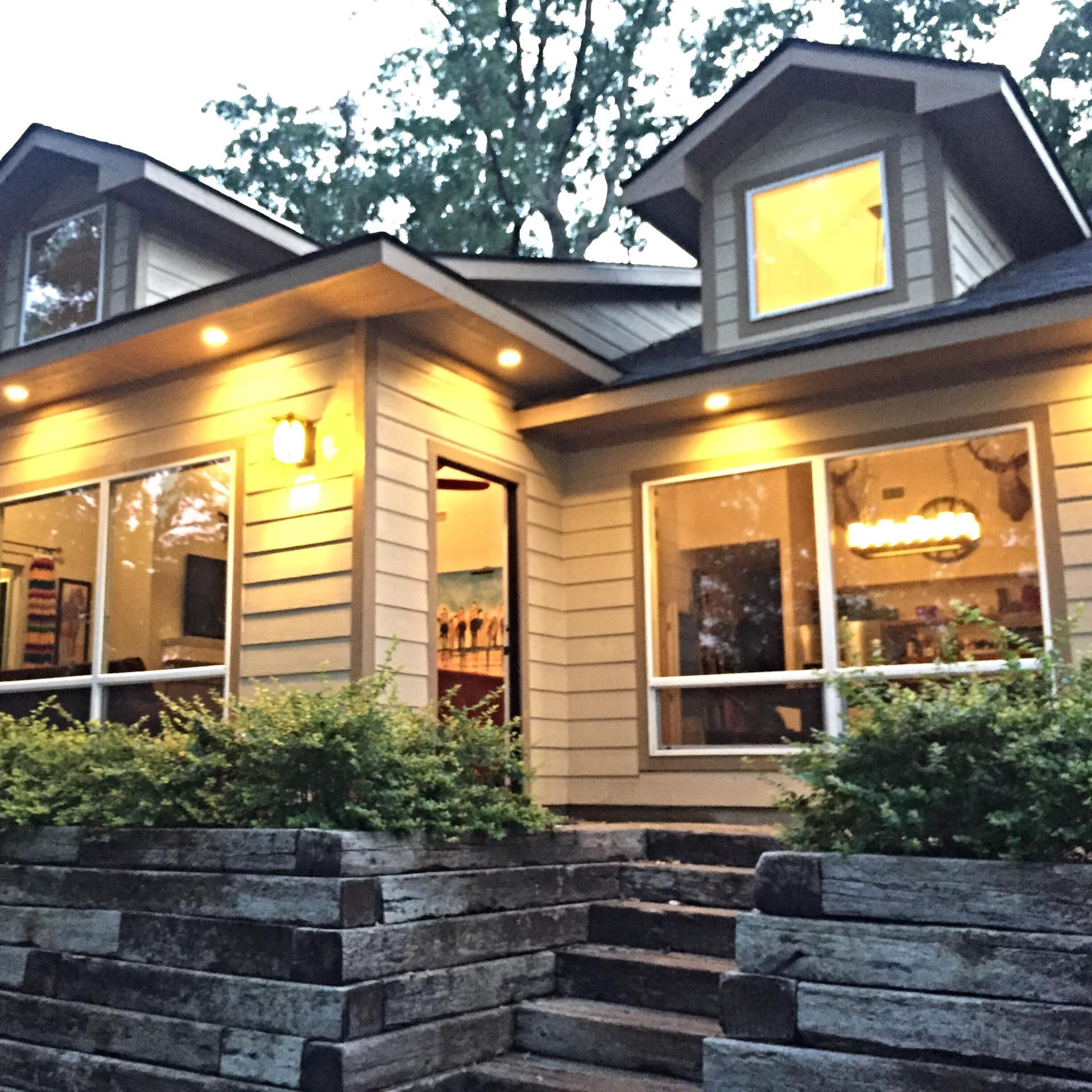 A waterfront/beachfront vacation house rental at Preston Point