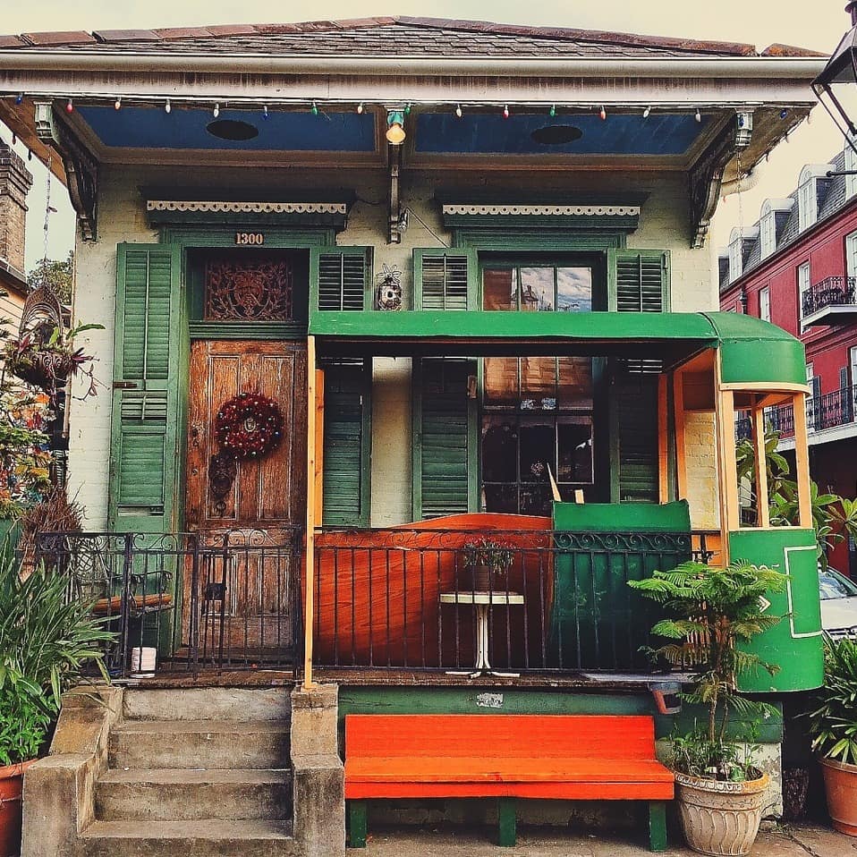 Interesting house exterior in New Orleans