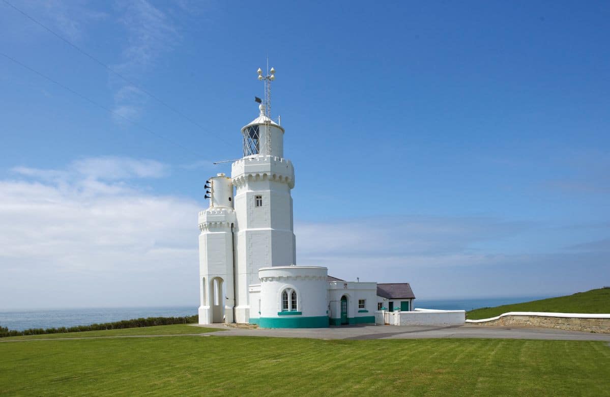 This cottage is attached to St Catherine's Lighthouse on the Isle of Wight