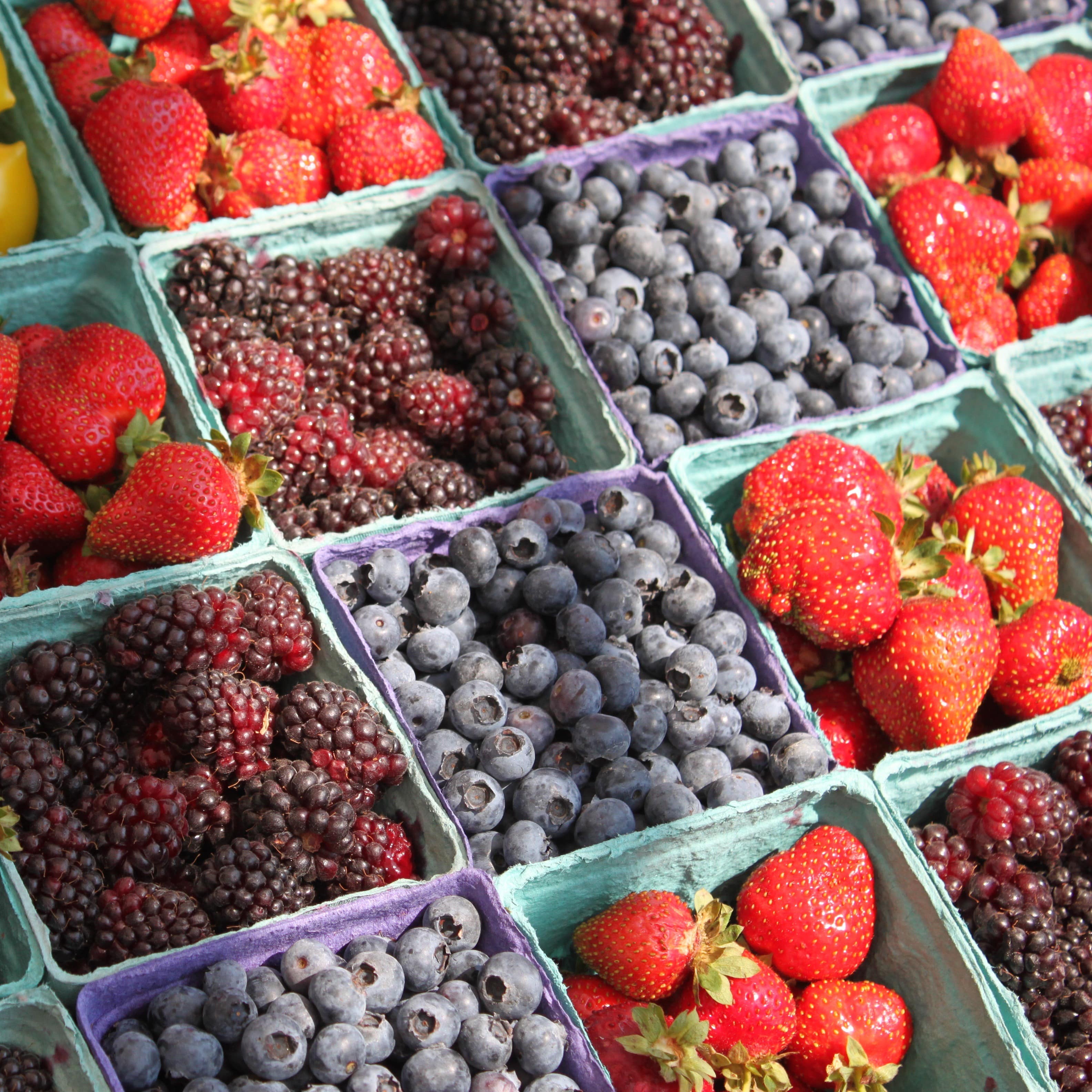 Nature's bounty on offer in a farmers' market