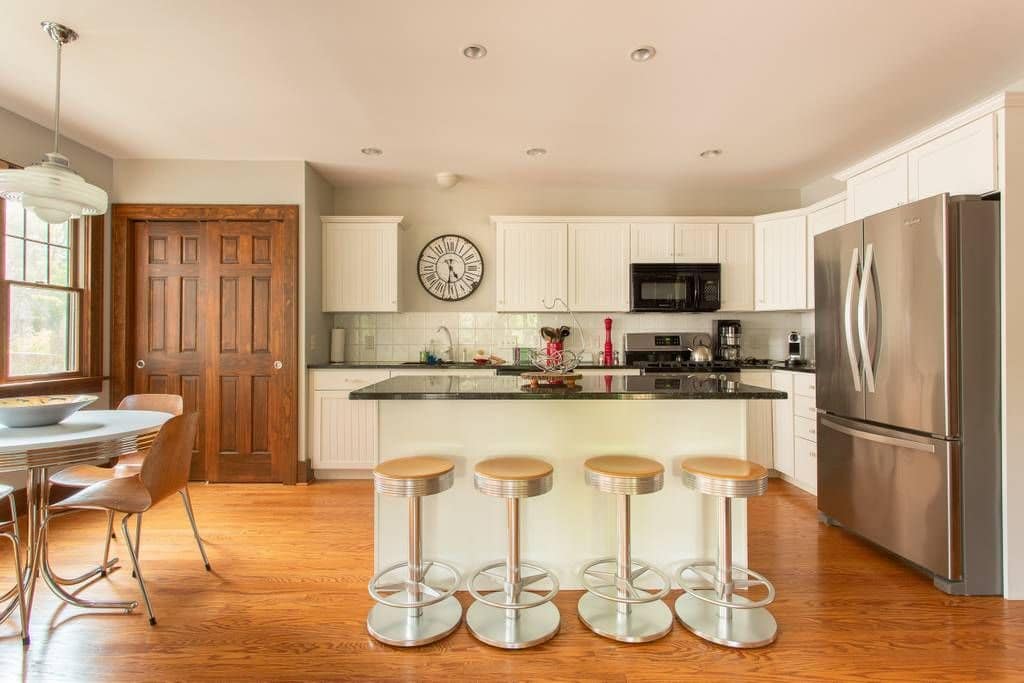 This is an image of a spacious kitchen in Ann Arbor, Michigan.