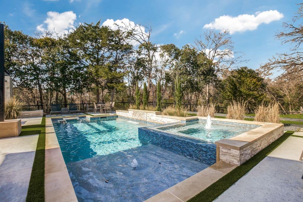 white rock lake vacation rental with pool